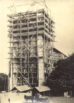 Waltham Abbey Church restoration, c.1904