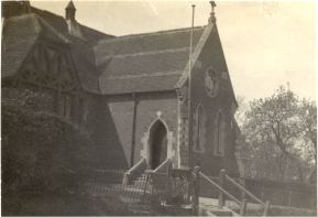 Old Village School at Upshire, demolished 1954