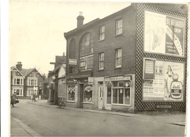 Buildings and shops just down from corner of Sun Street and Foxes Parade